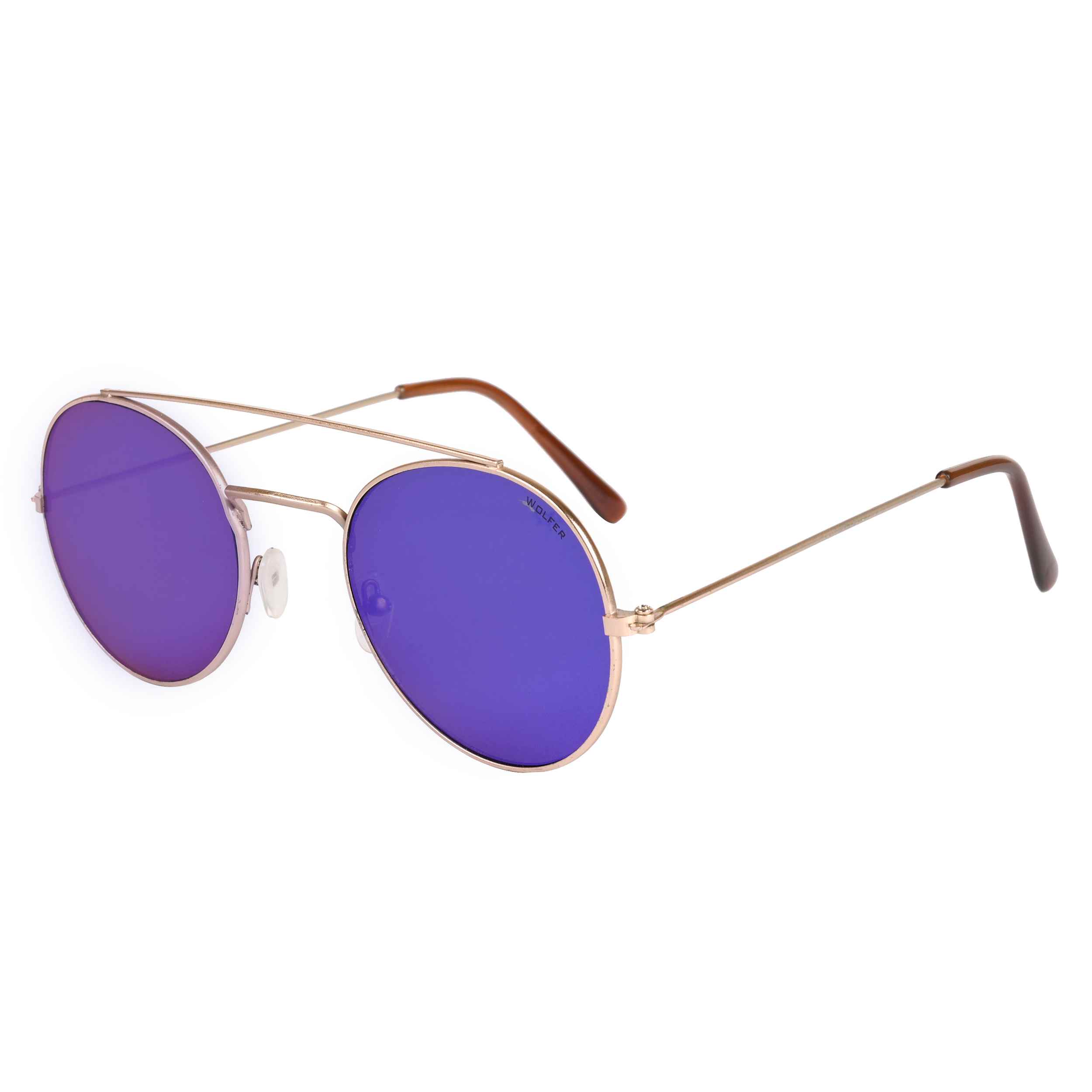 Wolfer Gold/Blue Pack of 2 Sunglass