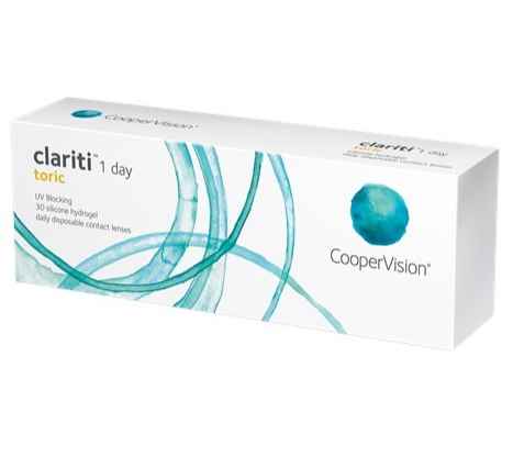 CooperVision Aspire Go Max Toric UV Spherical Daily Disposable Hydrogel Lenses (30 Lenses/Box)