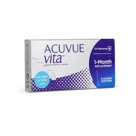 Acuvue Vita Monthly Contact Lenses - 6 Lens Box