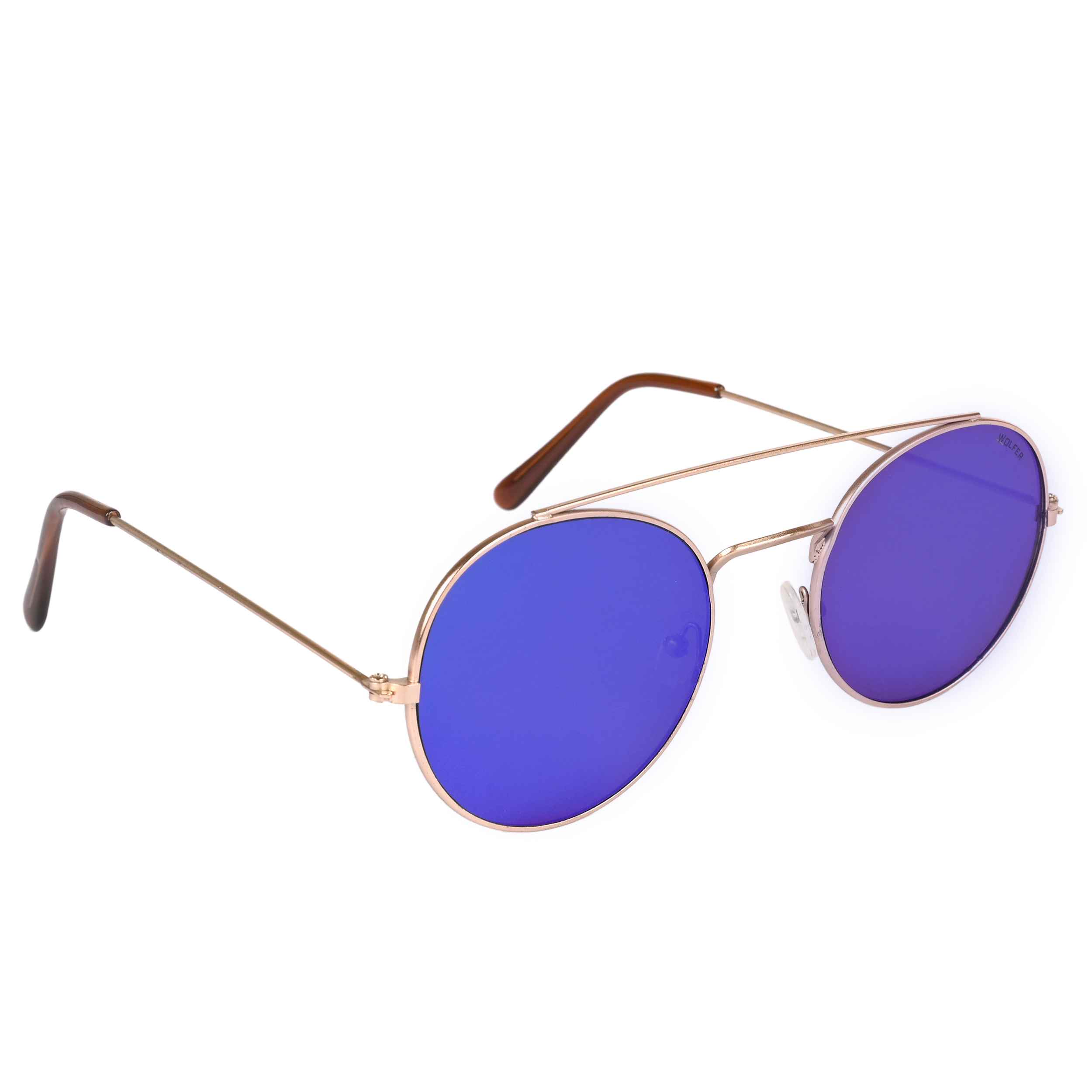 Wolfer Gold/Blue Pack of 2 Sunglass