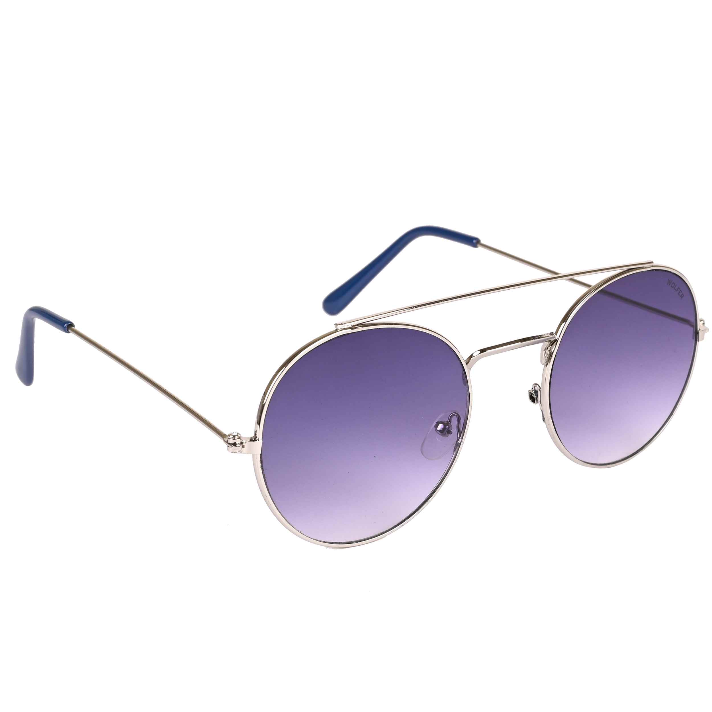 Wolfer Silver/Purple Pack of 2 Sunglass