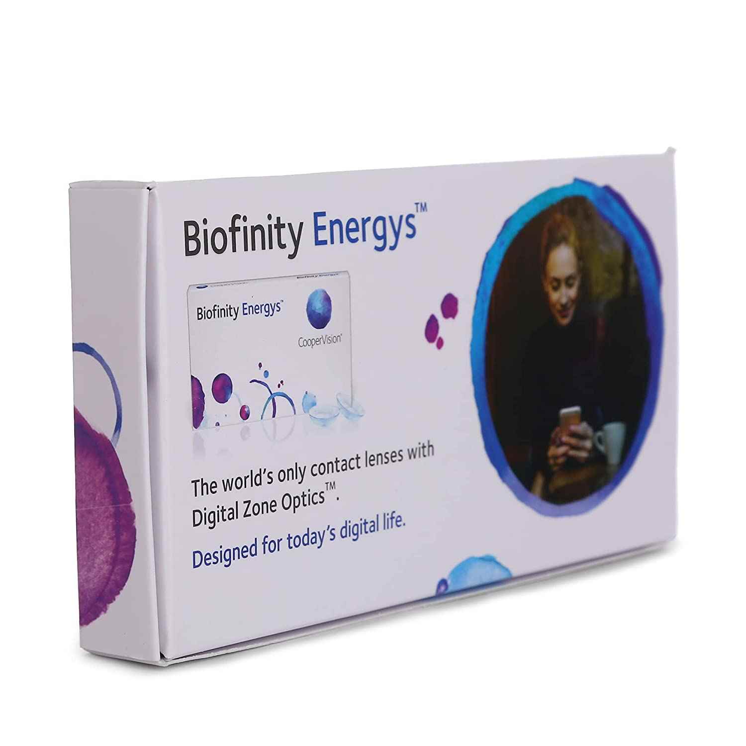 CooperVision Energys Monthly Disposable Spherical Silicone Hydrogel Lenses (3 Lenses/Box)