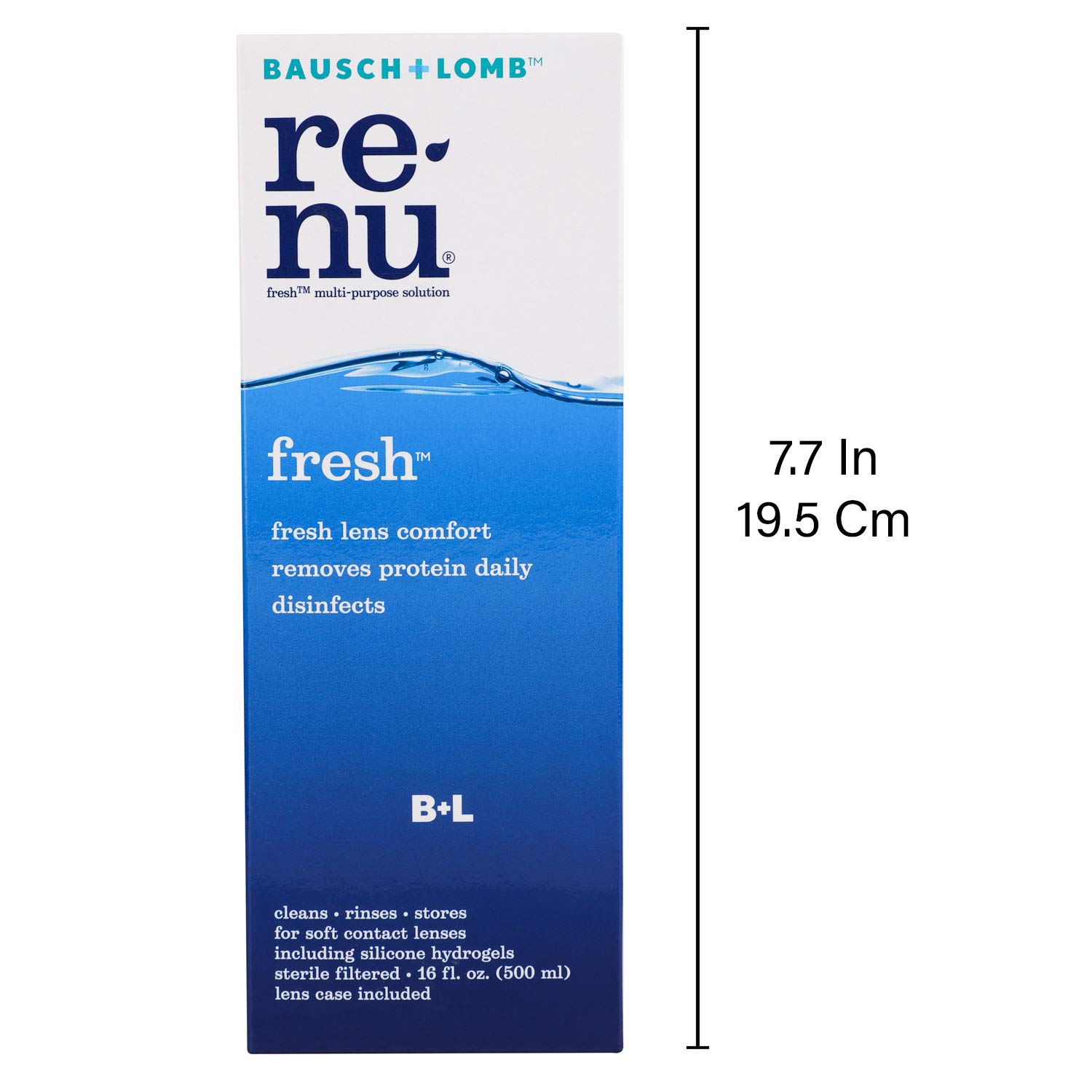 Bausch & Lomb Renu Fresh Multipurpose Lens Care Solution(500ml)