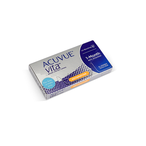 Acuvue Vita For Astigmatism Monthly Disposable Contact Lenses 6 Lens Box
