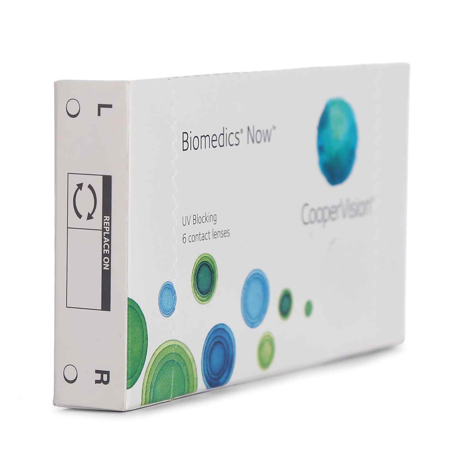 CooperVision Biomedics NOW UV Blocking Spherical Monthly Disposable Hydrogel Lenses (6 Lenses/Box)