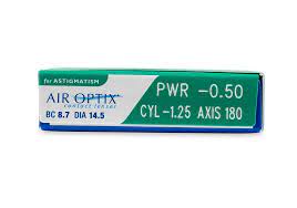Alcon Air Optix Plus Hydraglyde For Astigmatism 3 Lens Pack
