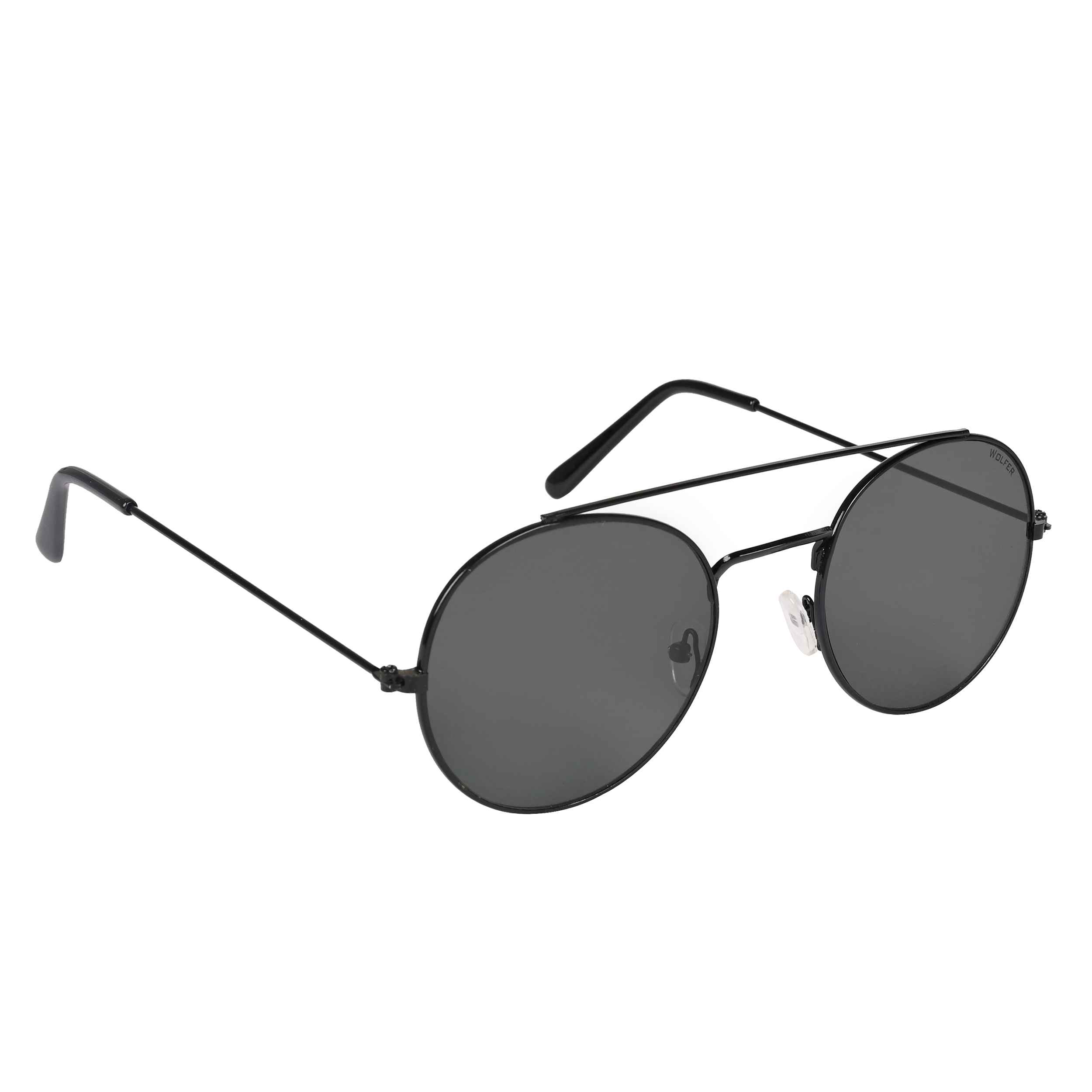 Wolfer Black Pack of 2 Sunglass