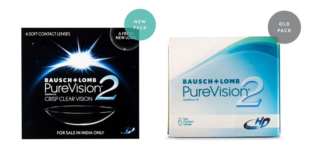 Bausch Lomb PureVision2 HD Contact Lenses 6 Lens Per Box