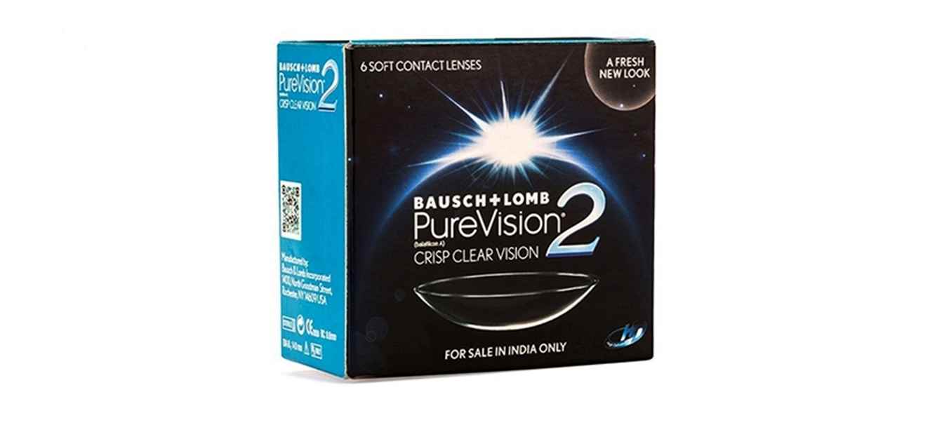 Bausch Lomb PureVision2 HD Contact Lenses 6 Lens Per Box