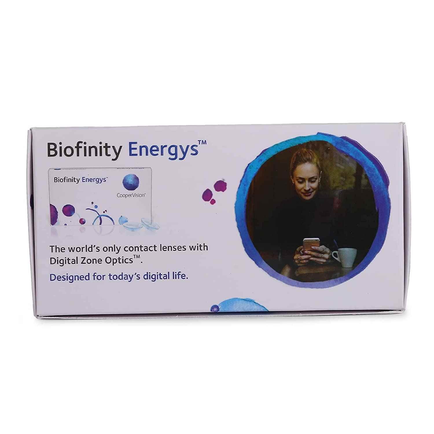 CooperVision Energys Monthly Disposable Spherical Silicone Hydrogel Lenses (3 Lenses/Box)