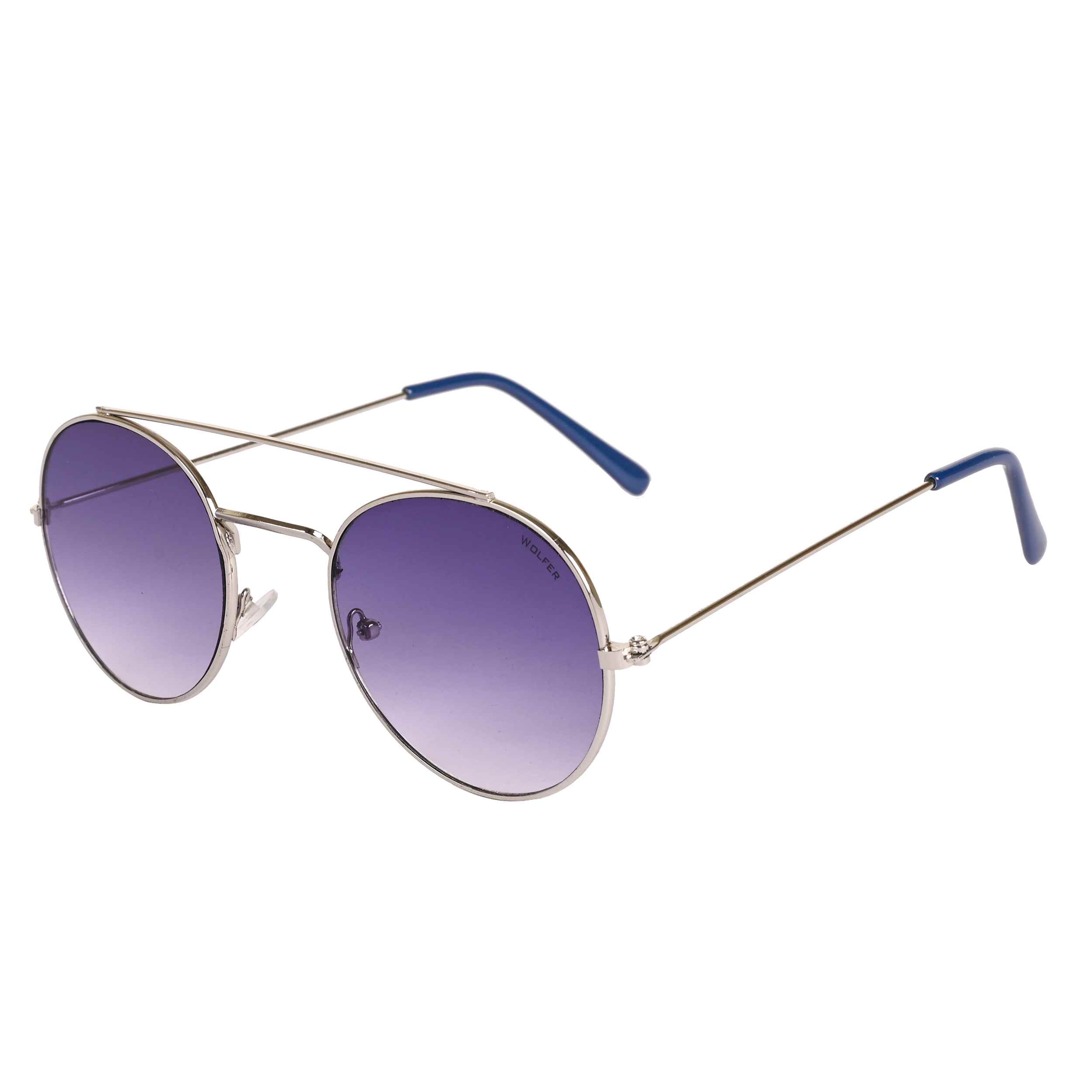 Wolfer Silver/Purple Pack of 2 Sunglass