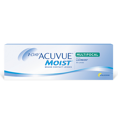 Acuvue 1 Day Acuvue Moist Multifocal Contact Lenses 30 Lens Box