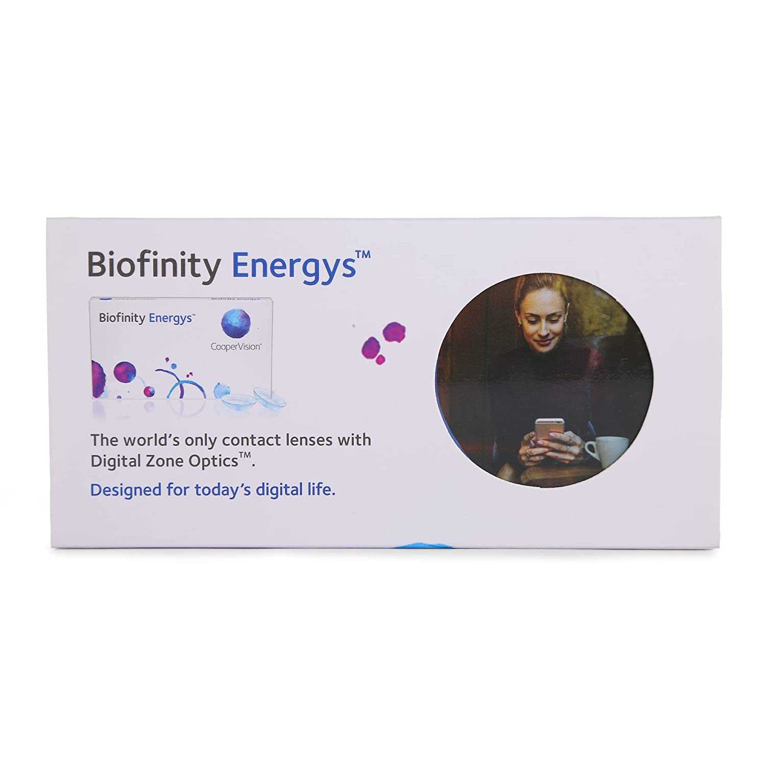 CooperVision Energys Monthly Disposable Spherical Silicone Hydrogel Lenses (3 Lenses/Box)