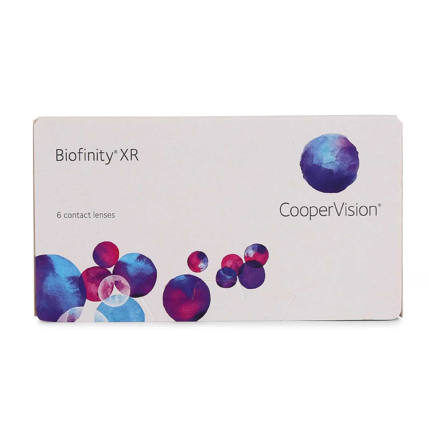 CooperVision BIOFINITY XR Monthly Disposable Spherical Silicone Hydrogel Lenses (6 Lenses/Box)