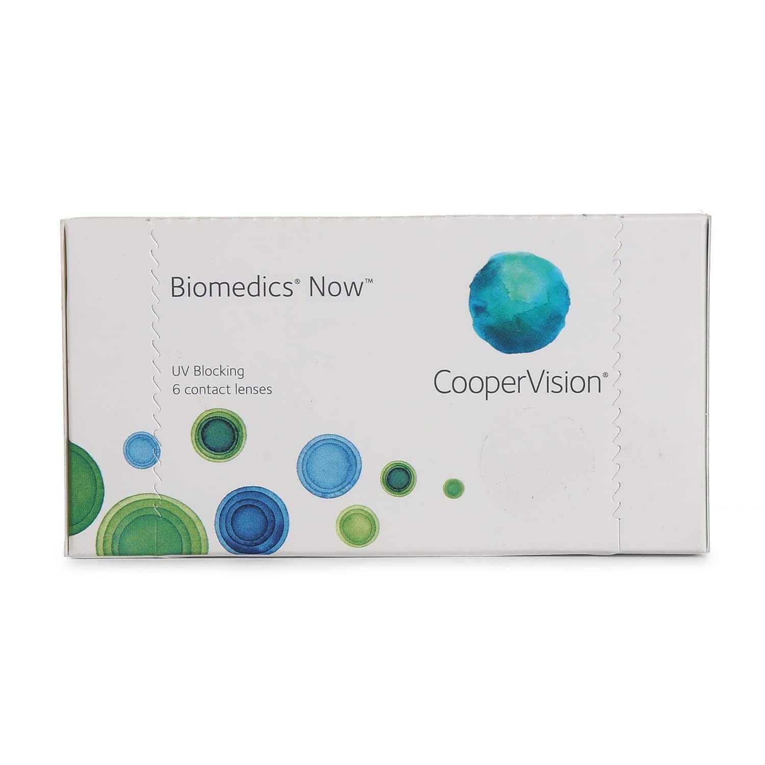 CooperVision Biomedics NOW UV Blocking Spherical Monthly Disposable Hydrogel Lenses (6 Lenses/Box)