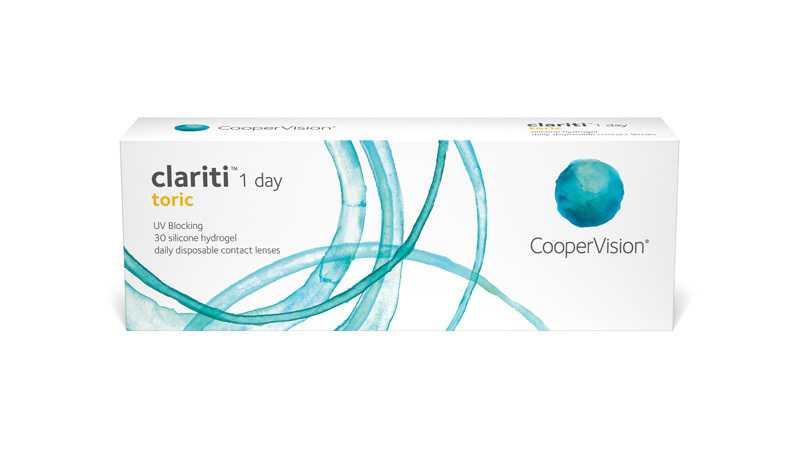 CooperVision Aspire Go Max Toric UV Spherical Daily Disposable Hydrogel Lenses (30 Lenses/Box)