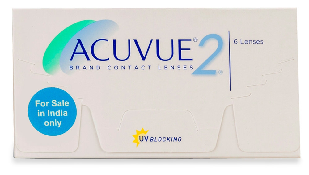 Acuvue 2 Bi Weekly Disposable Contact Lenses 6 Lens Box