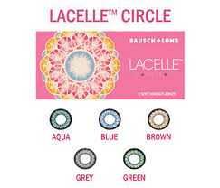 Bausch & Lomb Lacelle Circle Monthly Disposable Colored Lens (2 Lens Pack)