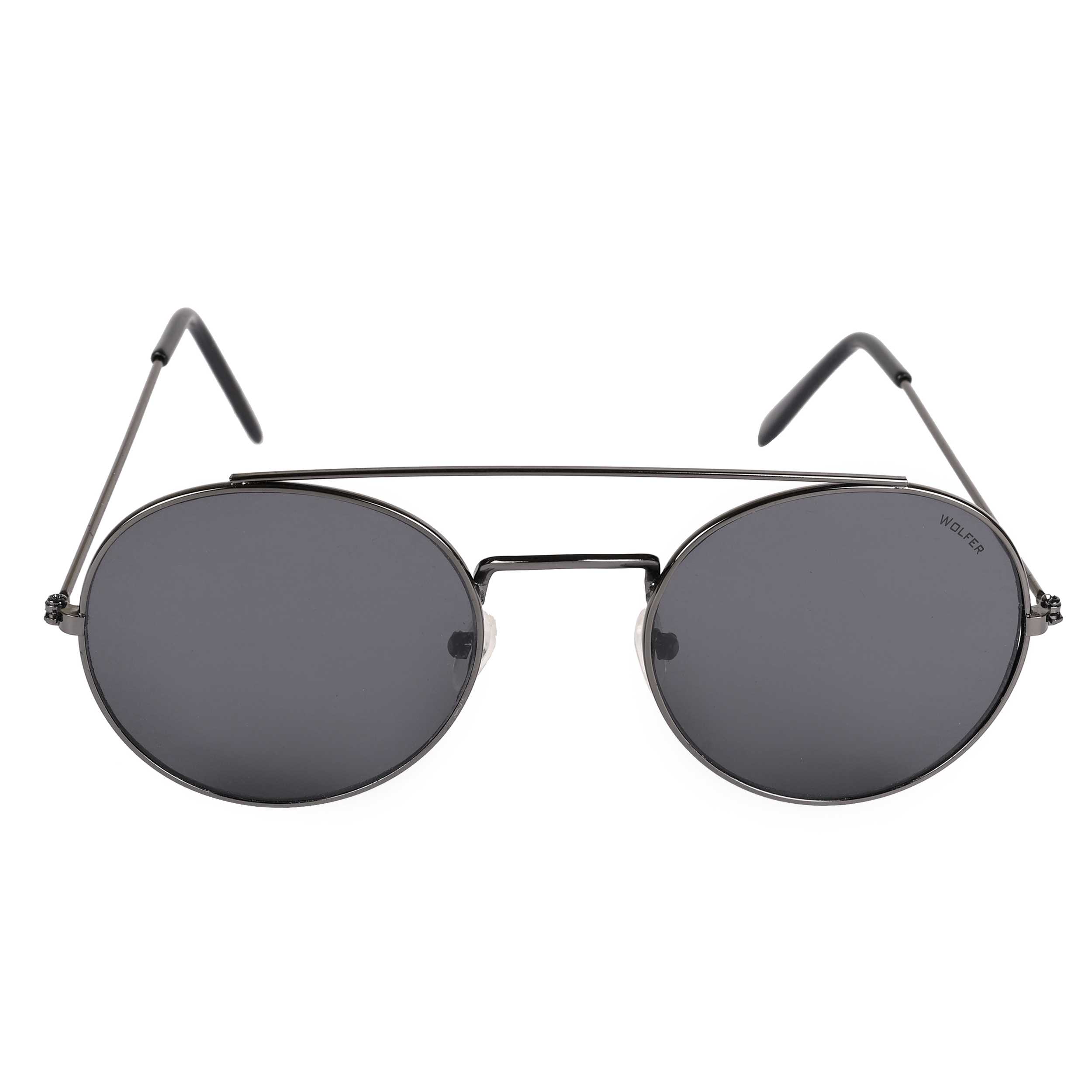 Wolfer Black Pack of 2 Sunglass