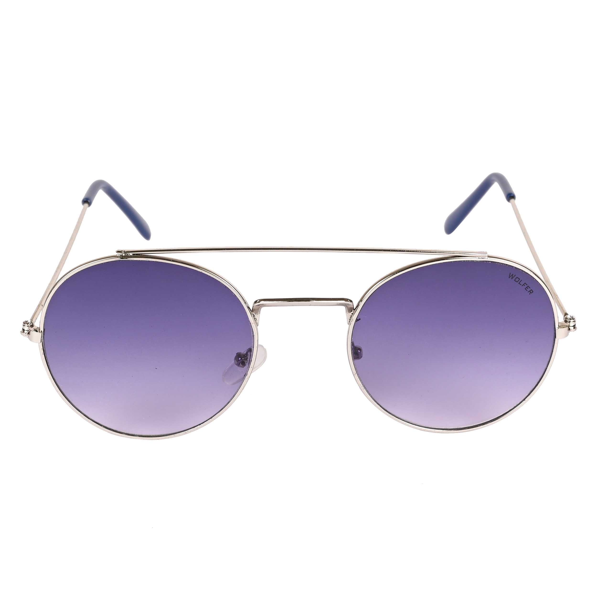 Wolfer Silver/Purple Pack of 2 Sunglass