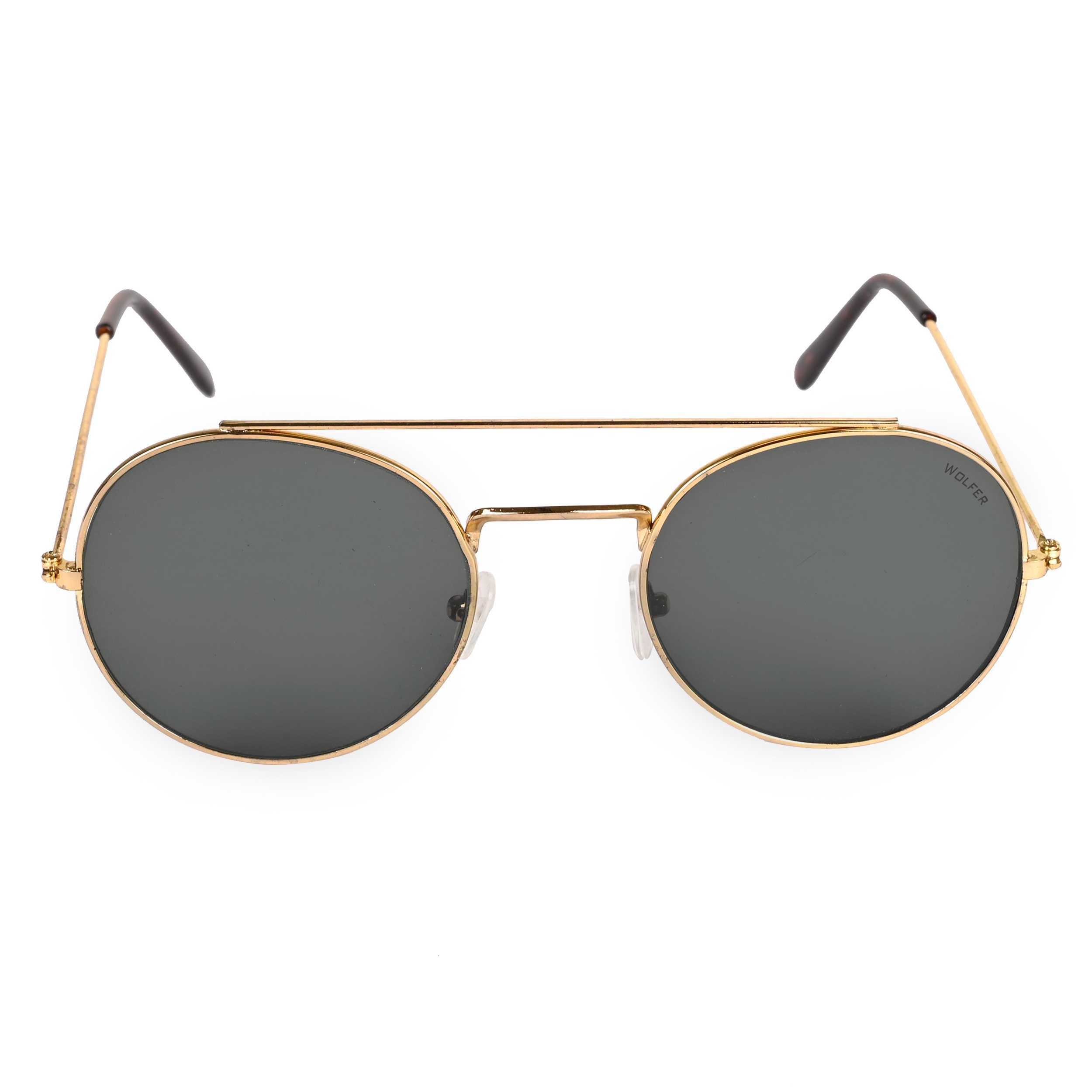 Wolfer Black/Golden Pack of 2 Sunglass